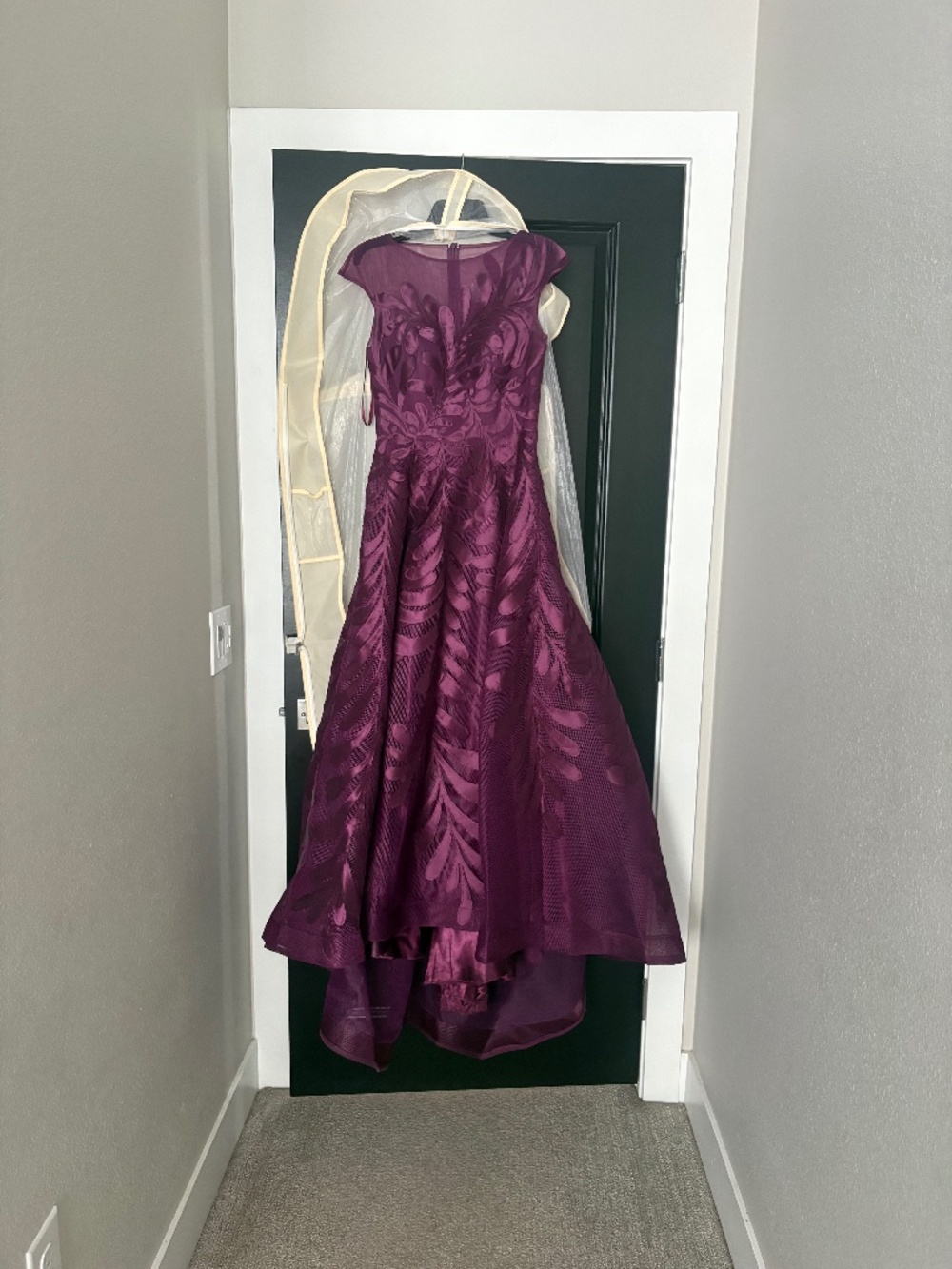 Park 108 M343 mulberry dress.